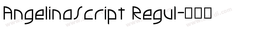 AngelinaScript Regul字体转换